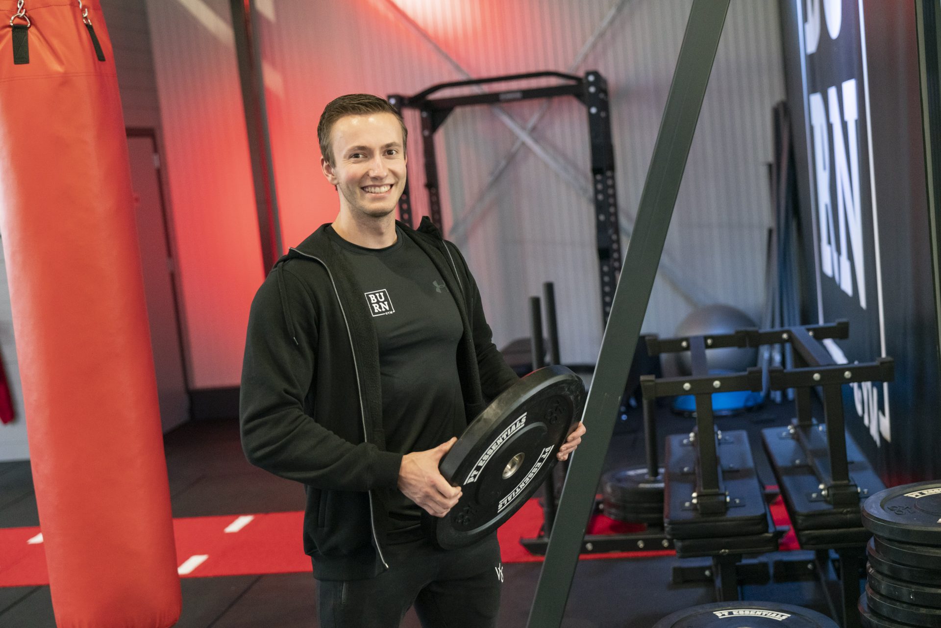 Een foto van burngym van binnen